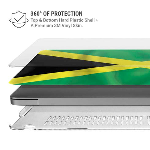 Jamaica Flag MacBook Pro 14in (2021-24) Case plus Skin